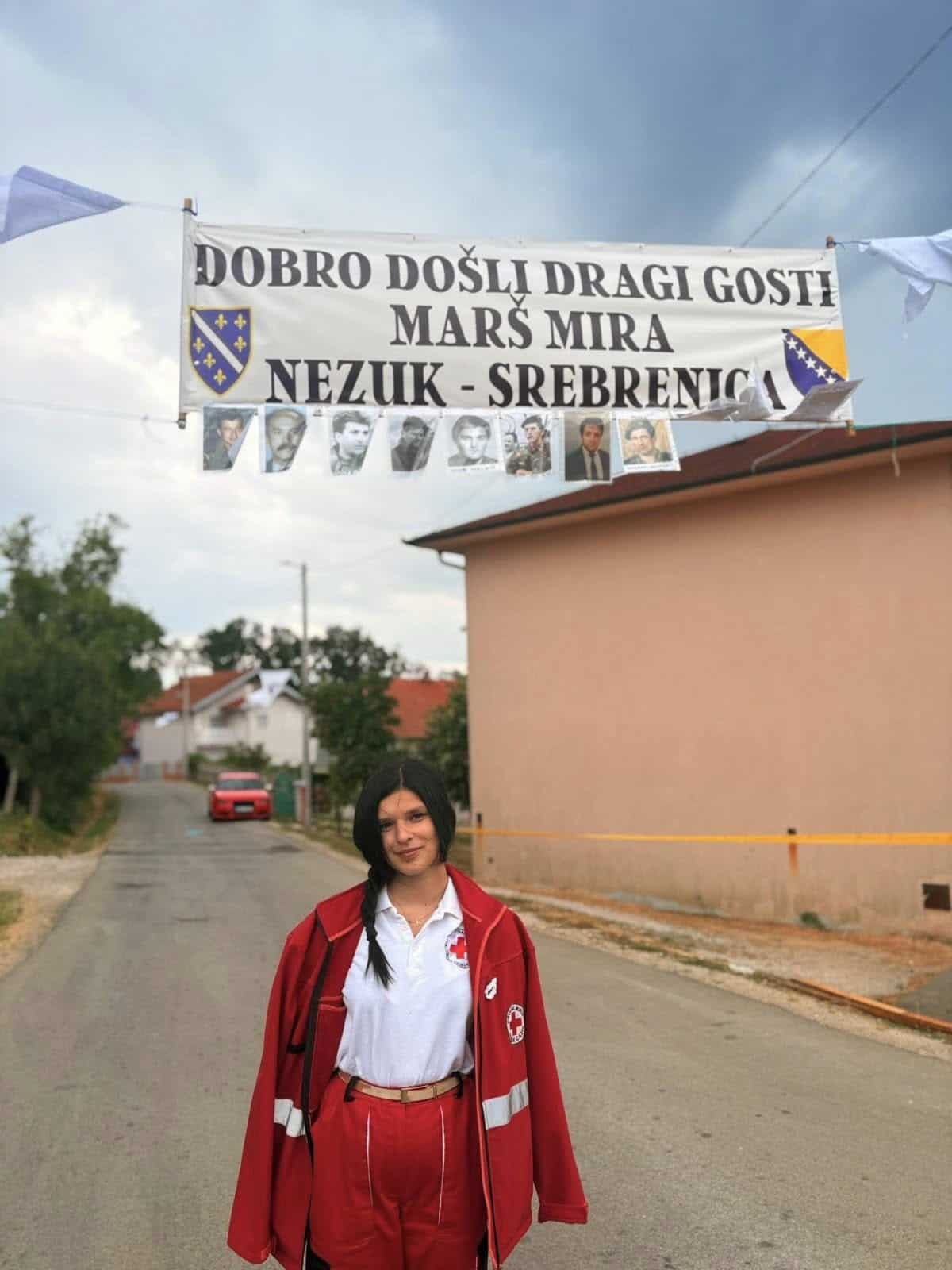 Ponos Velike Kladuše: Belma Duraković dio logističke podrške Marša mira Nezuk–Potočari