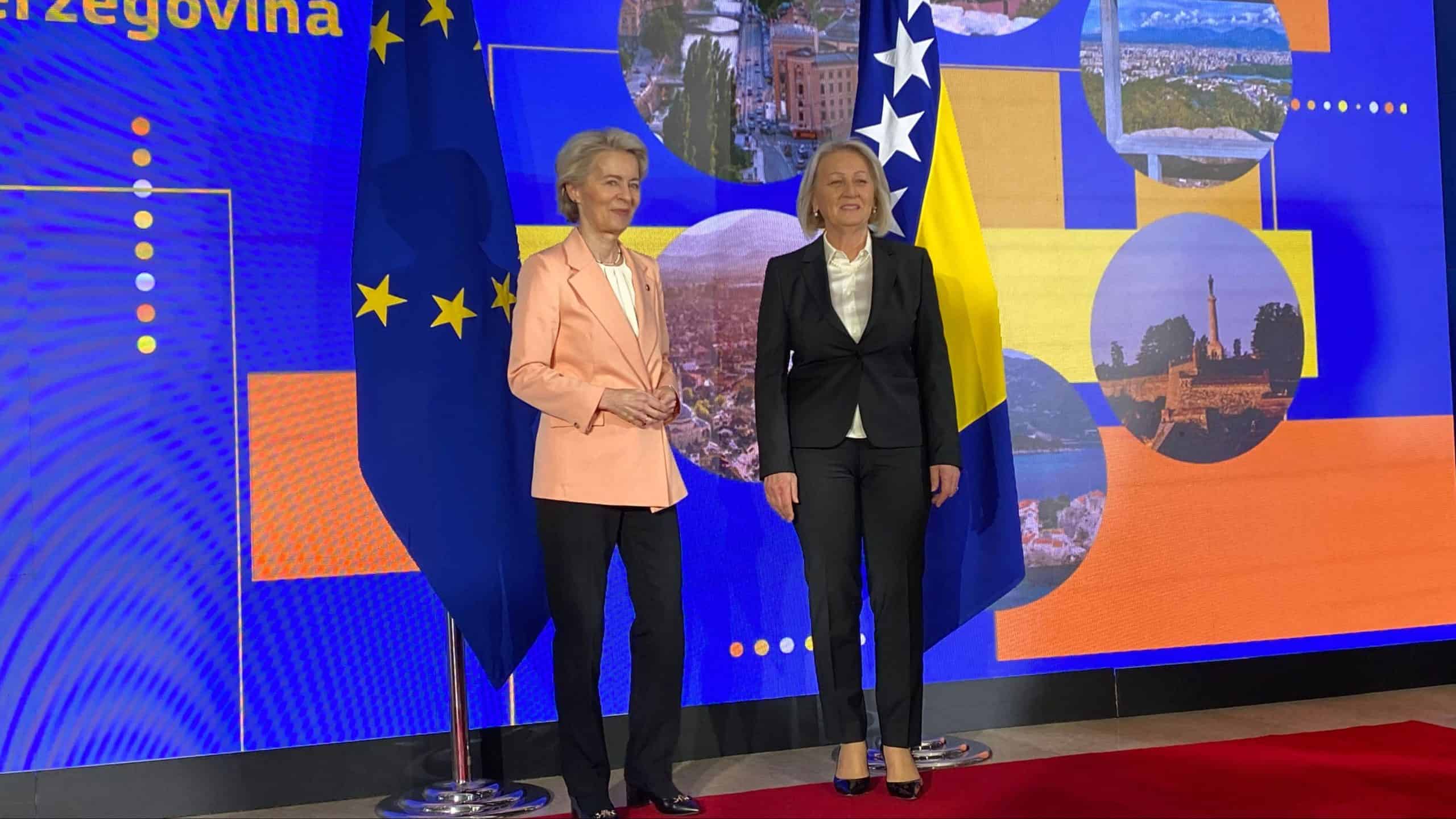 Predsjednica Evropske komisije danas u BiH: Posjetit će Srebrenicu, sastaje se i sa Krišto