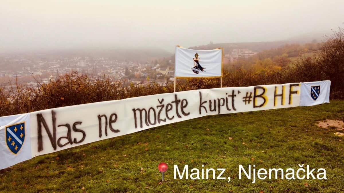 Borba BH Fanaticosa se proširila na cijelu Evropu: Pogledajte poruke za Nogometni savez BiH