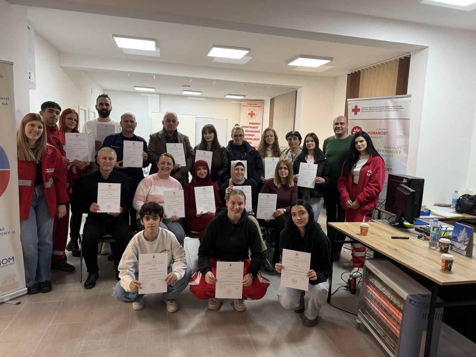 U Velikoj Kladuši održana radionica prve psihološke pomoći u kriznim situacijama