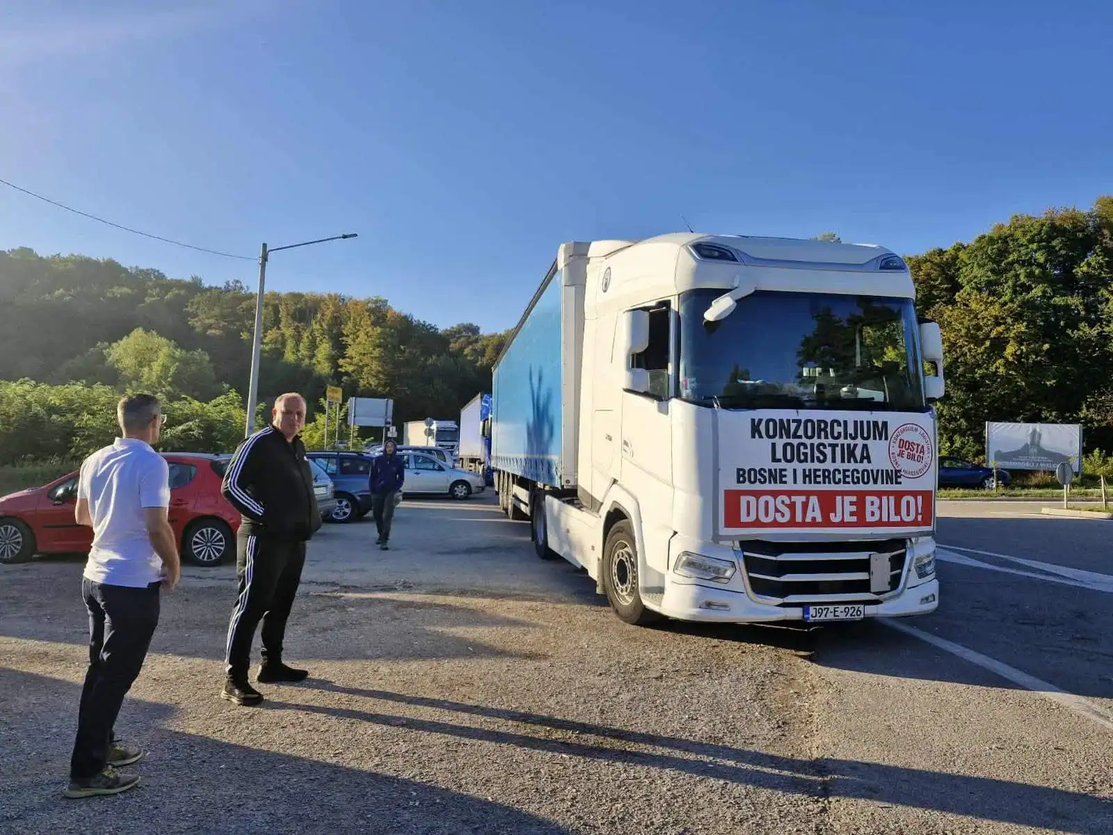 U 12:00 sati počinje blokada teretnih graničnih prijelaza zbog problema tretmana prijevoznika u EU