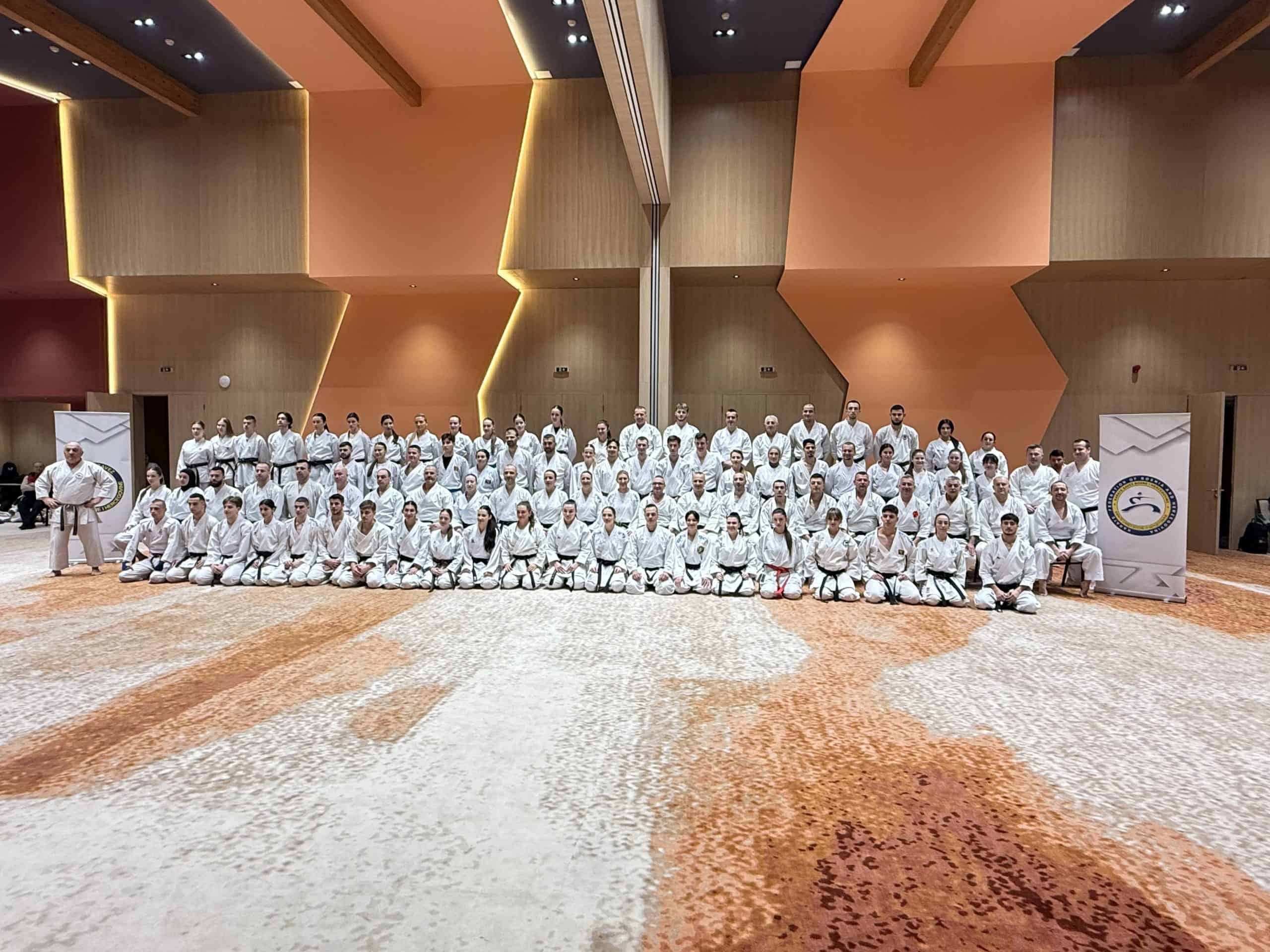 Zimski karate seminar KS FBiH: Karate klub Regeneracija potvrdio kvalitet rada
