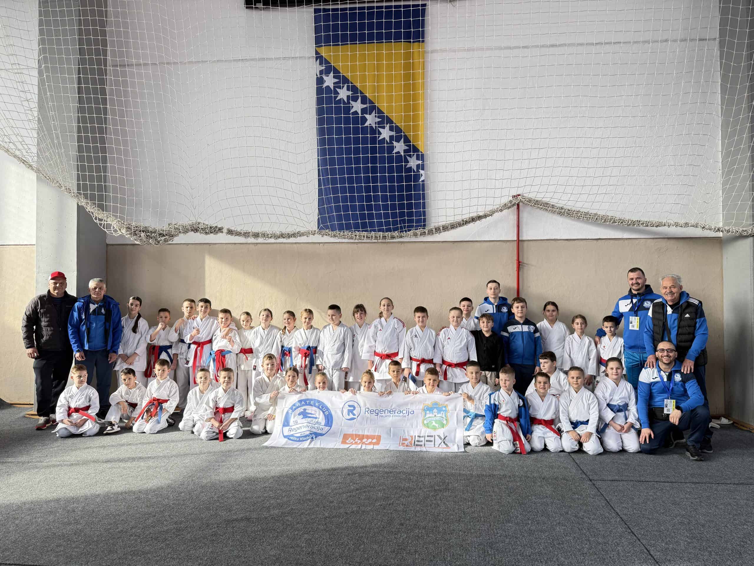 KARATE TURNIR „BUŽIM 2026“ – Karate klub „Regeneracija“ najuspješniji klub turnira