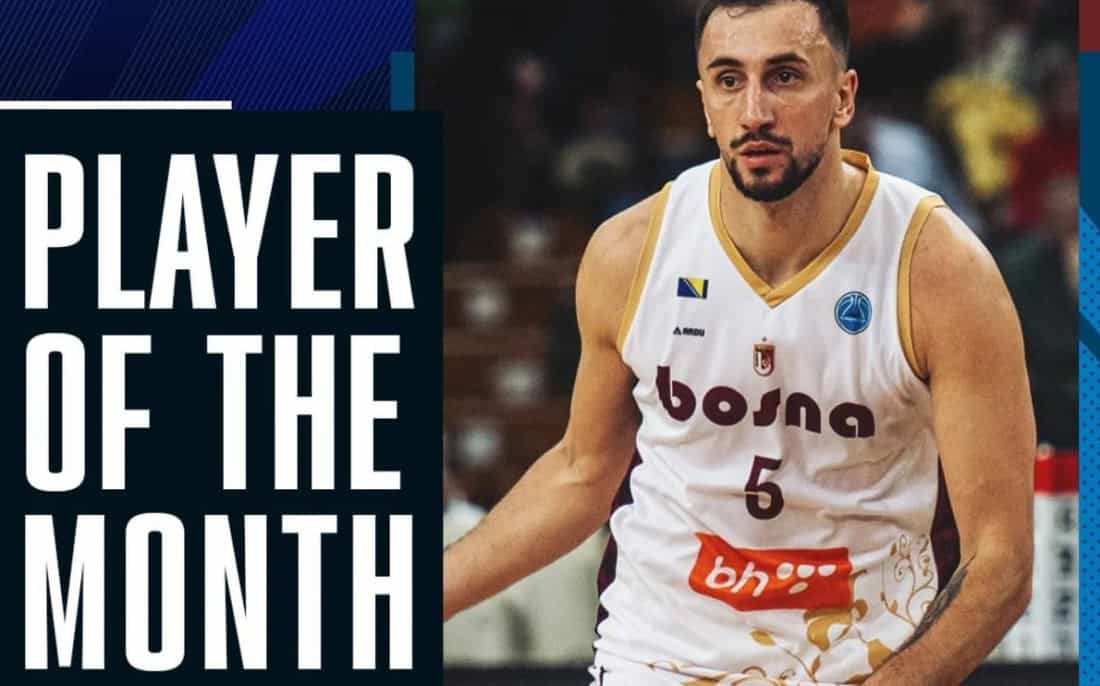 Igrač KK “Bosna BH Telecom” Edin Atić MVP mjeseca februara