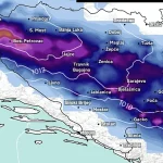 U BiH se od petka očekuju velike snježne padavine, visina snijega u Krajini ići će i do 40 cm