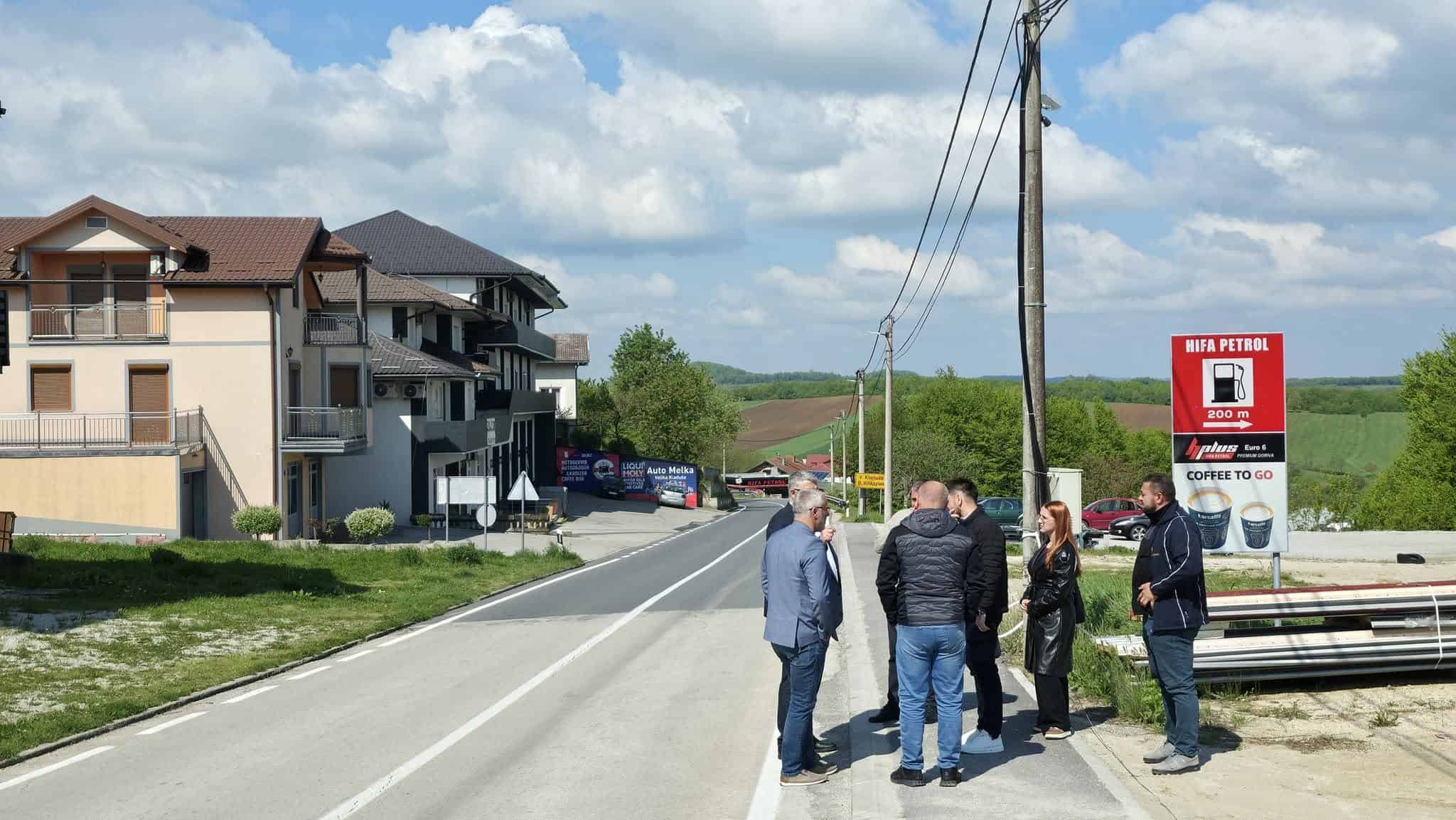 Radovi na unapređenju infrastrukture: obnova dionice Hukića Brdo – Srednjoškolski centar