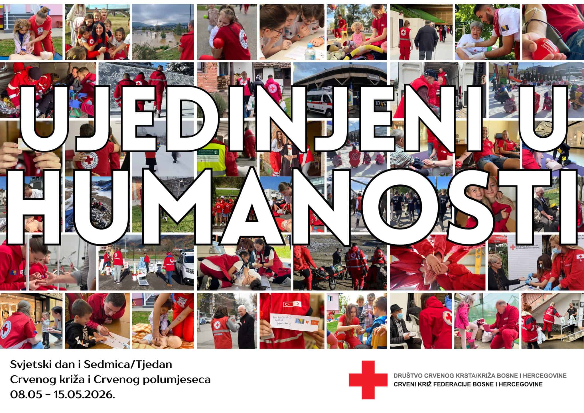 Danas obilježavamo Svjetski dan Crvenog križa i Crvenog polumjeseca pod motom „Ujedinjeni u humanosti“