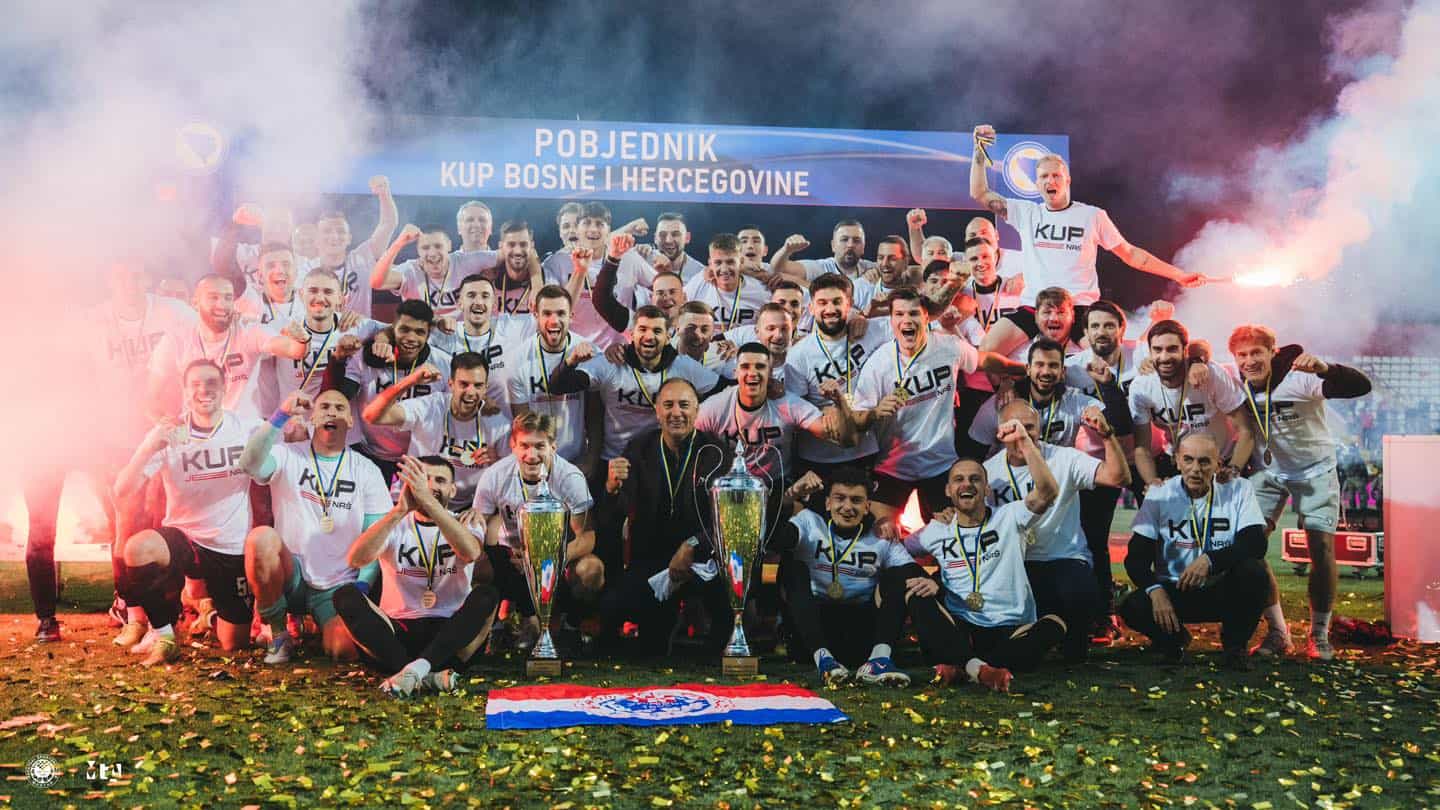 Nogometaši Zrinjskog su osvojili naslov pobjednika u Kupu Bosne i Hercegovine