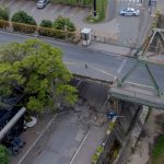 Obrušila se ograda i dijelovi mosta na Graničnom prijelazu Gradiška, obustavljen saobraćaj