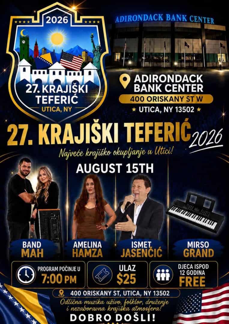 27. Krajiški teferič u SAD-u biće održan 15. augusta u Utici