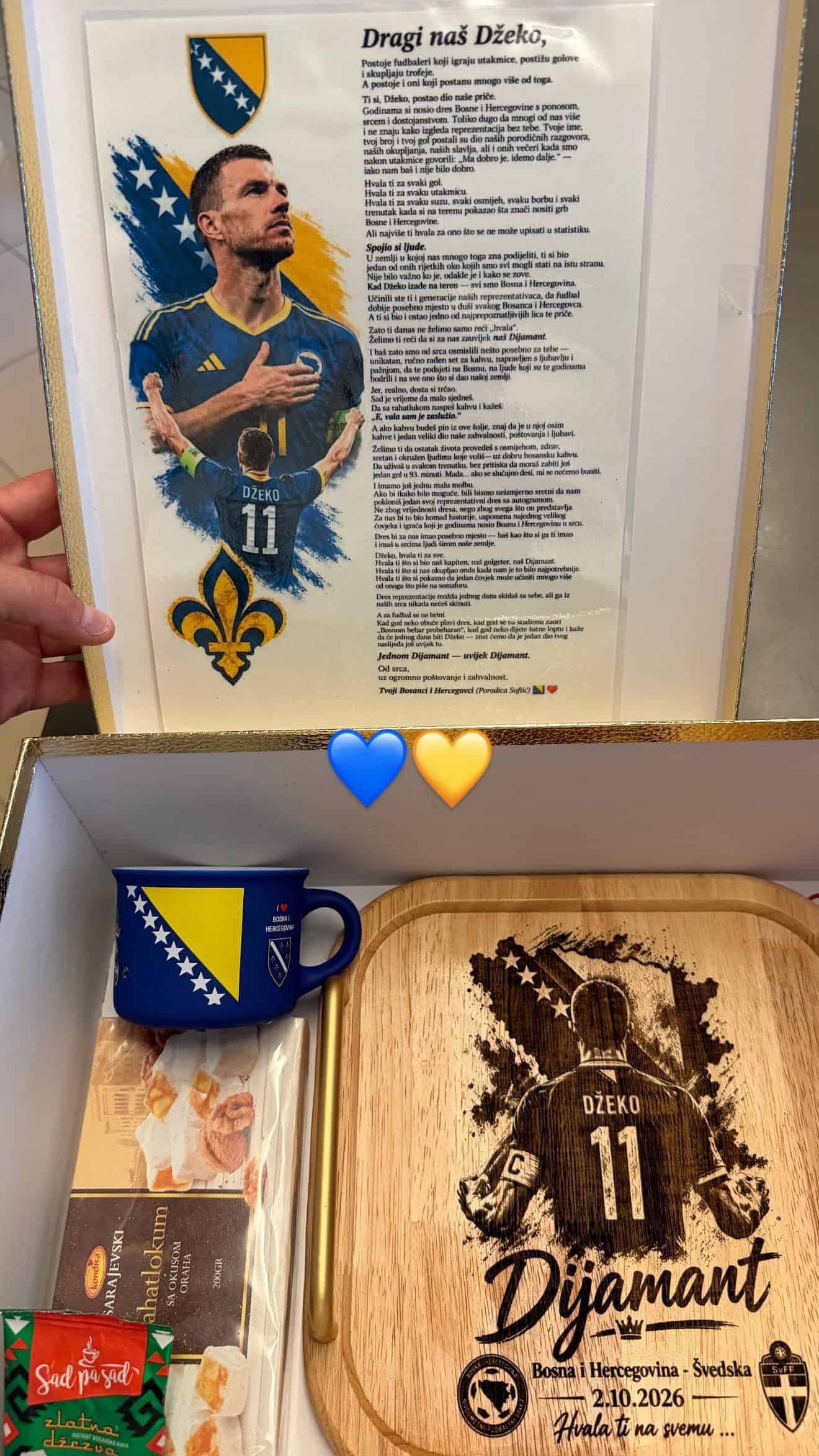 Edin Džeko dobio jedan od najljepših poklona u karijeri