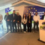 Narodni evropski savez (NES) Bosne i Hercegovine održao predizborni skup u Podzvizdu, Velika Kladuša.