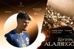 Najveće priznanje: Kerim Alajbegović u izboru Zlatne lopte za najboljeg mladog igrača svijeta
