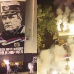 Novi mural zločinca Mladića u Srbiji sa jezivim natpisom: “Krstiće se i ko neće”